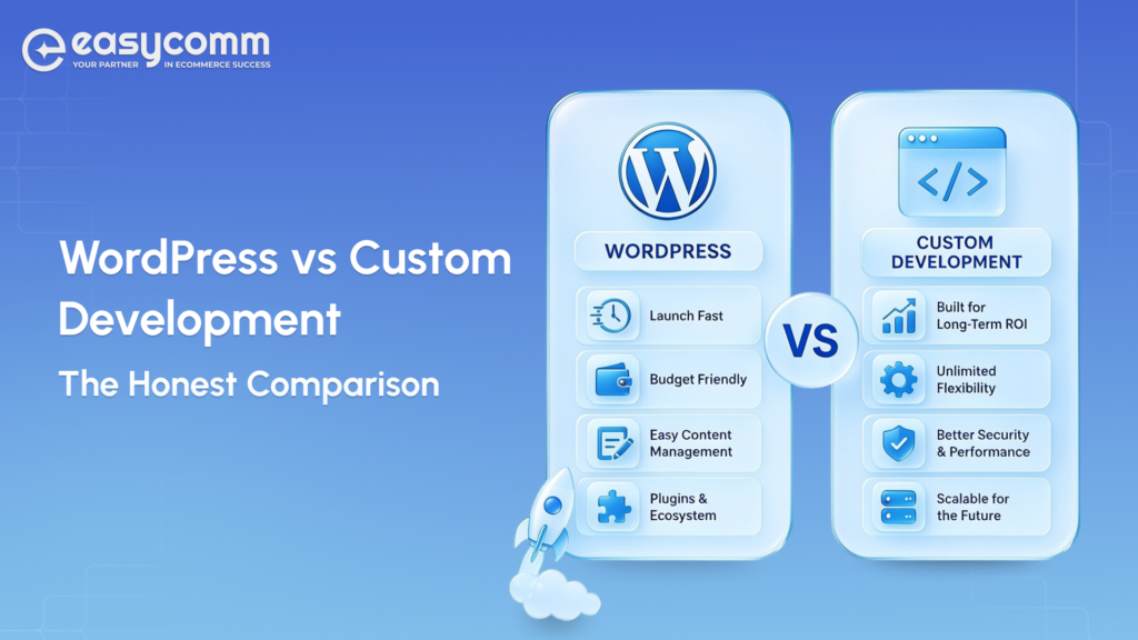 WordPress vs Custom Development: Which Is Right for You?