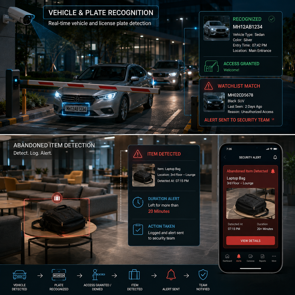 Vehicle and plate recognition 