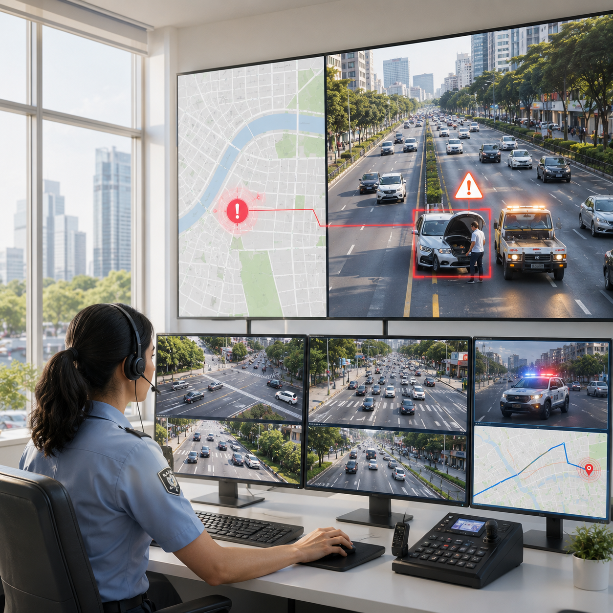 Easycomm AI flags a floor incident straight to a supervisor's phone