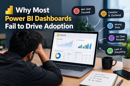 Why Most Power BI Dashboards Fail to Drive Adoption (And How to Design Ones That Do)
